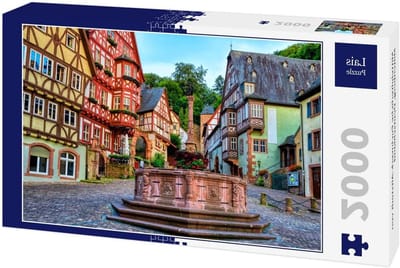 Legpuzzel Stad - Puzzel 2000 - Ontspannen Hobby - Briljante Print - 90 x 60 cm - Kleurrijk