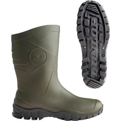 Dunlop Dee Calf K580011 Mens Wellington Boots (Green)