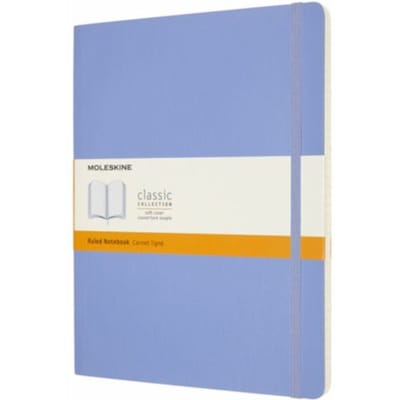 Moleskine Classic Notitieboek - Extra Large - Softcover - Gelinieerd - Hortensia Blauw