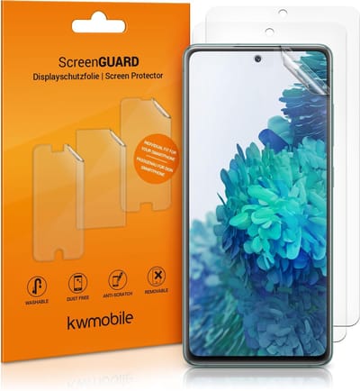 kwmobile 3x screenprotectors geschikt voor Samsung Galaxy S20 FE - beschermende folie voor smartphone