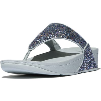 FitFlop Lulu multi-tonal glitter toe-post sandals