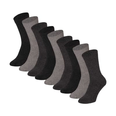 Morethansocks - Sportsokken - Unisex - Multi zwart - 9 Pack - Maat 36 t/m 47 - Sokken heren - Sokken dames - Sportsokken
