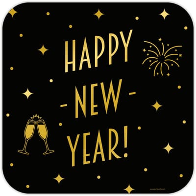 Classy party decoration signs - Happy new year
