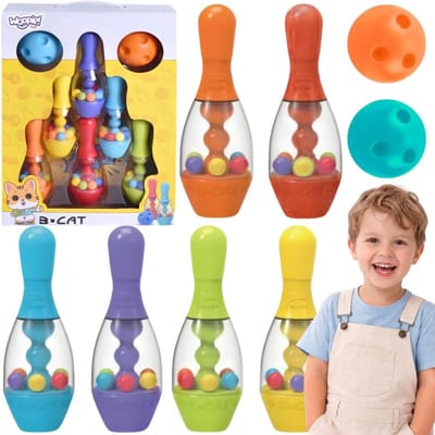 Woopie Colorful Bowling For Children 8 Pcs. - UNI