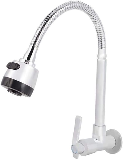 Keuken Mengkraan - G1/2" Wandmontage, Enkel Koud Water, 360° Rotatable, Duurzaam en Stijlvol Design