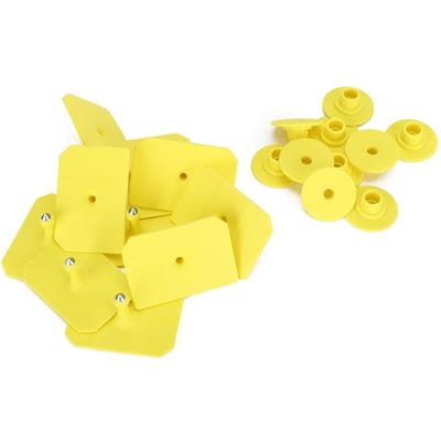 10 stuks Dierenoormerk Geit Schaap Varken Vee Dierenoormerk Label Boerderij Veebenodigdheden Varken yellow