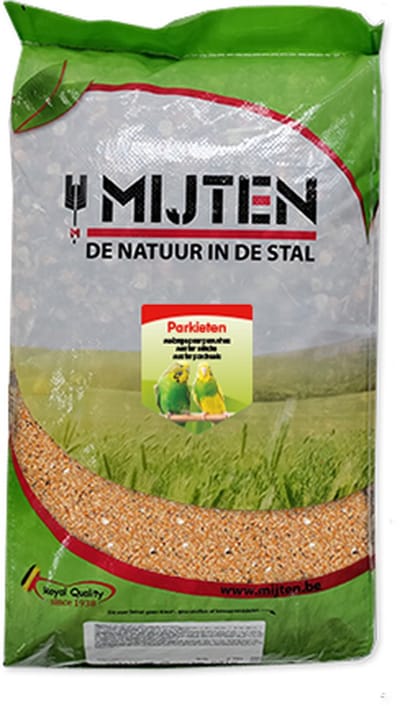 Mijten Parkietenvoer - Grasparkiet Vogelvoer - Complete Zadenmix Korrels - Vogel Zaad - Kooivogels - 20kg