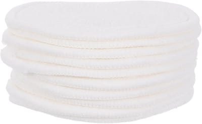 Katoenen Wattenschijfjes - Herbruikbare Pads - Make-up Verwijderen - Zacht en Absorberend - 10 Stuks - Wit