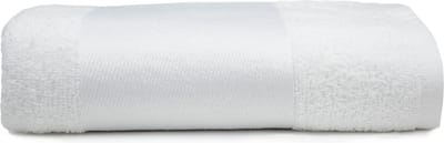 The One Towelling Sublimatie Badhanddoek - 70 x 140 cm - Hotelkwaliteit - 100% Zacht katoen - Wit