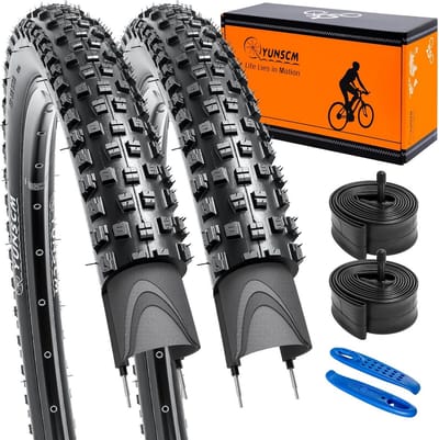 2 Stuks Fietsbanden 26 Inch 2.35 met Binnenbanden - Lekbestendig Nylon