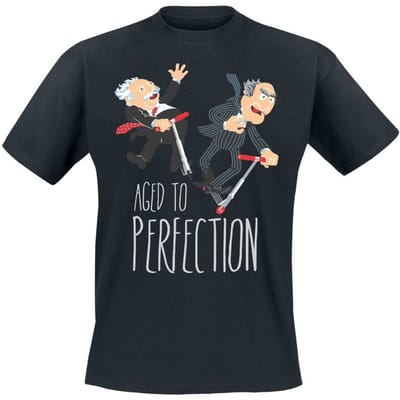 Die Muppets - Disney T-shirt - Aged To Perfection - L tot 5XL - voor Mannen - zwart