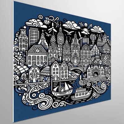 Kunstprint | Wanddecoratie | Forex | 100 × 100 cm