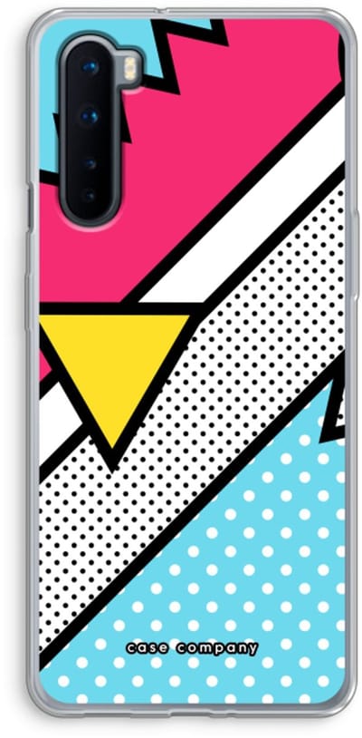 Case Company® - Hoesje geschikt voor OnePlus Nord hoesje - Pop Art #3 - Soft Cover Telefoonhoesje - Bescherming aan alle Kanten en Schermrand