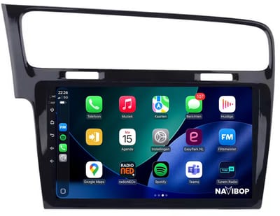 Geschikt voor Volkswagen Golf 7 2013-2020 | 10" Android 14.0 Autoradio | Apple CarPlay & Android Auto | 2GB RAM & 32GB opslag | Draadloze verbinding | HD Touchscreen | FM, AM, DAB+ Radio | Bluetooth handsfree bellen