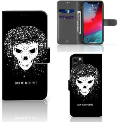 Telefoonhoesje met Naam Apple iPhone 11 Pro Max Skull Hair