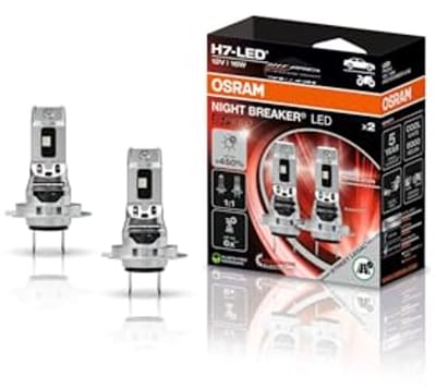 LED H7 Koplampen voor Auto's - Tot 450% Meer Helderheid, 6000K, Eenvoudige Installatie