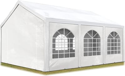 Partytent - Feesttent - Paviljoentent - 3x6m / wit / 100% waterdicht / Inclusief zijwanden