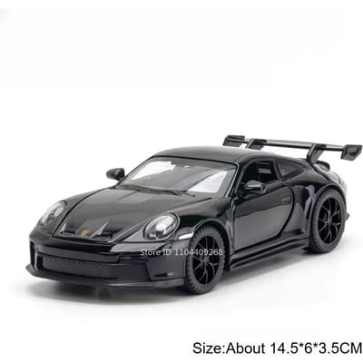 1:32 Schaal Apollo Evo 911Gt3 Auto Model Speelgoed Legering Diecast Pull Back Miniatuur Voertuig Geluid Licht Modellen Collectie Cadeaus Speelgoed