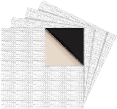 4 Stuks Vijver Liner Reparatie Patches, 20x20cm Butyl Rubber Zelfklevende Kit voor Tuin en Dakbescherming