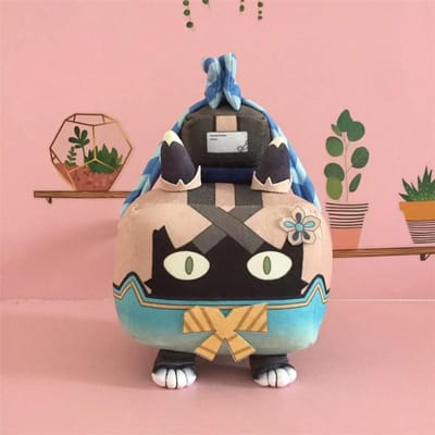 Genshin Impact Kirara Kat Express Doos Pluche Speelgoed 30cm Cartoon Inazuma Rekwisieten Cosplay Schattig Kussen Gevuld Kinder Verjaardagscadeau 20cm gray