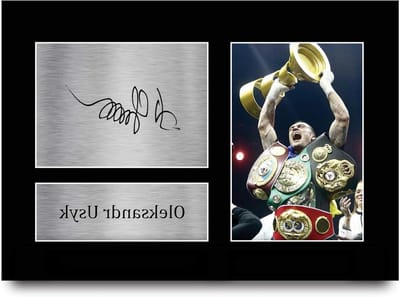 Boksen Foto - Sport Memorabilia - Fan Cadeau - Gedrukte Handtekening - A4 Formaat - Niet Ingelijst