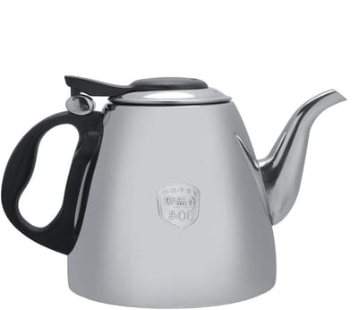 RVS Waterkoker - Theepot Kookplaat - Koffie en Thee - Hittebestendig Handvat - 1.2 Liter - Zilver