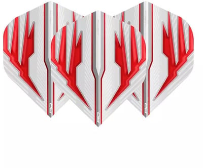 Red Dragon Hardcore Radical White & Red - Dart Flights