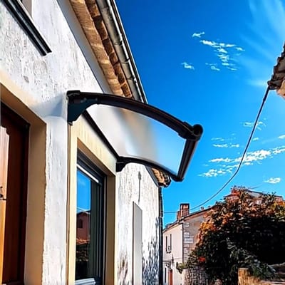 Deur Luifel - Regenkap Huisdeur - Buiten Beschermen - UV Bestendig - 45x80cm - A