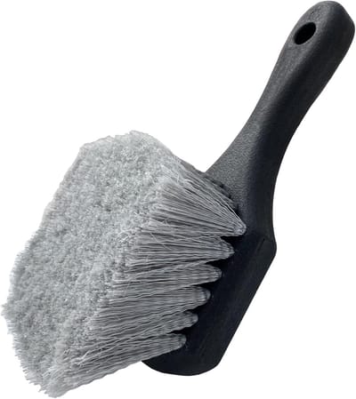 Velgen borstel - Bandenborstel - Tire Brush - Nylon - Autowielborstel - Banden Poetsen - Autowielreinigingsborstel - Verontreinigingen Van Uw Banden Verwijderen - Voor Auto & Motor - 22cm - Zwart