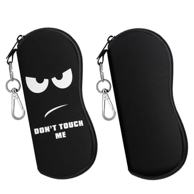 Dailygoods- Brillenkoker - Zachte Neopreen - Krasbestendig - Draagbare Haak - Lichtgewicht - Geschikt voor Heren/Dames - Beschermt Bril - Zonnebrilcase
