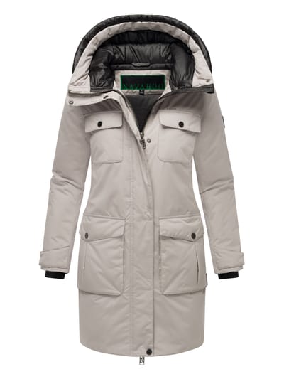 Navahoo Eissturm dames wintermantel met capuchon en fleecevoering