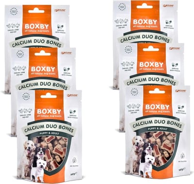 Proline Boxby Puppy Snacks Calcium - Hondensnacks - 6 x Lam 140 g
