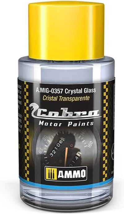 AMMO by Mig Jimenez Hobbyverf Acrylverf - MIG 0357 Cobra Motor Paints - Crystal Glass - Matt - Acryl - 30ml Verf potje - 30 ml