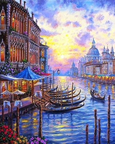 VDTOYS® DIAMOND PAINTING volwassenen - VDTB153 - vierkante steentjes - full - groot formaat - nieuwe tekeningen - 45 op 55 cm (canvas) - 40 op 50 (foto)