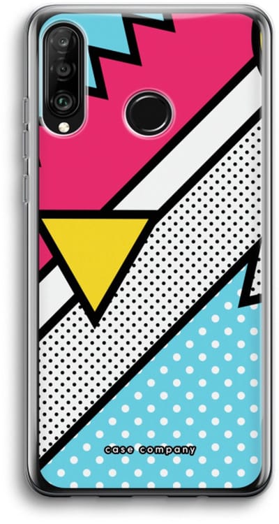 Case Company® - Hoesje geschikt voor Huawei P30 Lite hoesje - Pop Art #3 - Soft Cover Telefoonhoesje - Bescherming aan alle Kanten en Schermrand