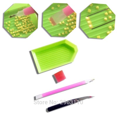 diamant borduurwerk china 5d diamant diy schilderen diamant borduren Karper bubble 20X30CM green