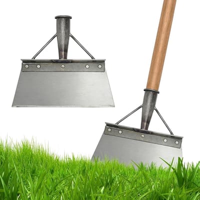 Multifunctionele Tuinschep van 26 cm van Manganese Staal voor Onkruid, Mos en Sneeuwverwijdering - Ideaal voor Tuinonderhoud en Ontdooien