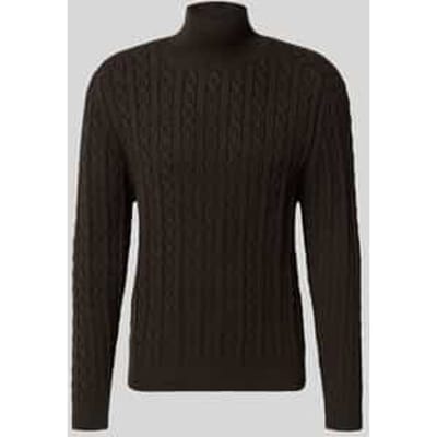Gebreide pullover met opstaande kraag, model 'EDDARD'