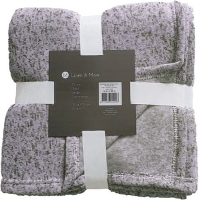 Melange plaid beige 130x170cm