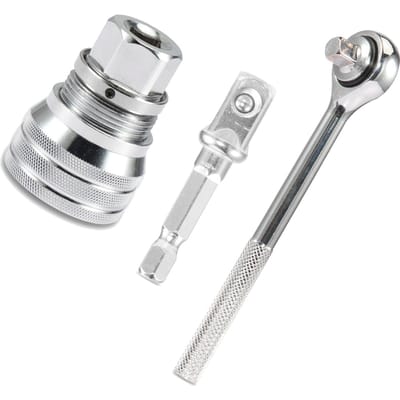 Universele Dopsleutelset 10?19mm 38 Adapter Verstelbare Dopsleutel Gereedschap voor Automobiel