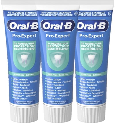 Oral-B Tandpasta - Pro-Expert Frisse Adem - 3 x 75 ml