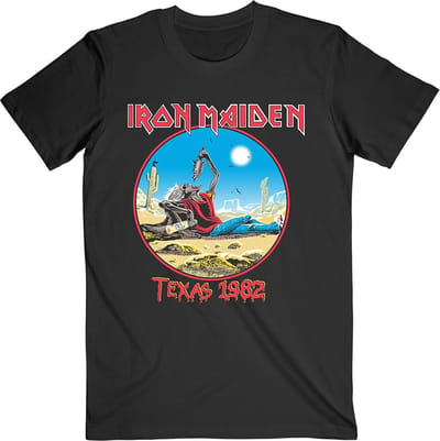 Iron Maiden - The Beast Tames Texas Heren T-shirt - S - Zwart