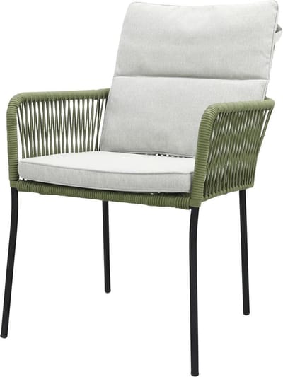 Teresa dining rope tuinstoel - Green