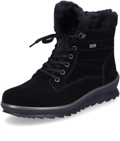 Remonte dames veterboot zwart