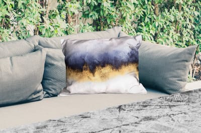 Buitenkussens - Tuin - Abstract - Goud - Luxe - 50x30 cm