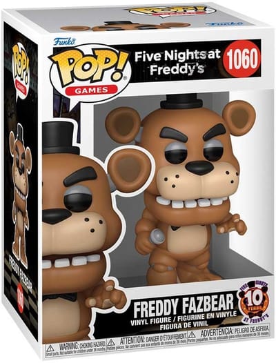Five Nights At Freddy's Freddy Fazbear vinylfiguur 1060 Funko Pop! meerkleurig