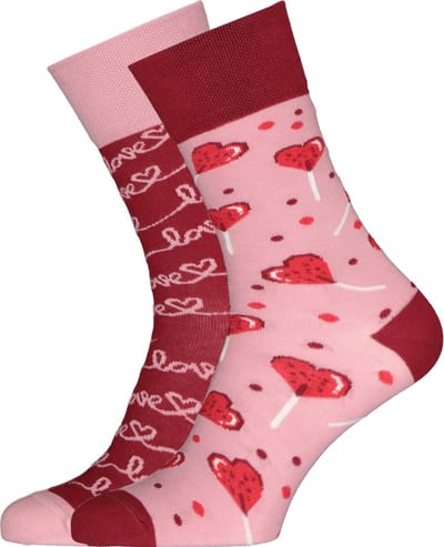 Many Mornings unisex sokken Love Story - Unisex - Maat: 43 - 46