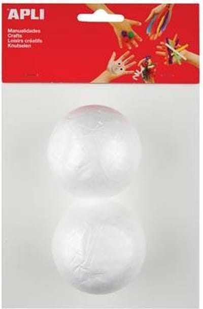 Apli Kids piepschuim bol diameter 70 mm 2 stuks