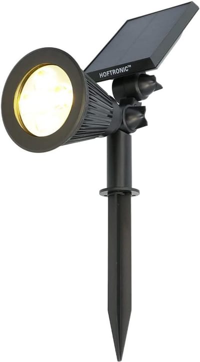 Solar Prikspot met Bewegingsmelder voor Tuinverlichting - Energy Efficient Outdoor Spot met Schemerschakelaar