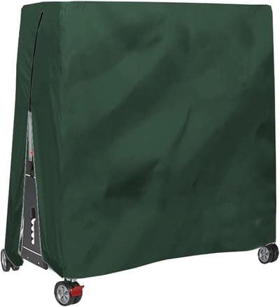 Tafeltennishoes - Stoelhoes - Tafel Beschermen - Verstelbaar en Rits - 165x70x185cm - Groen